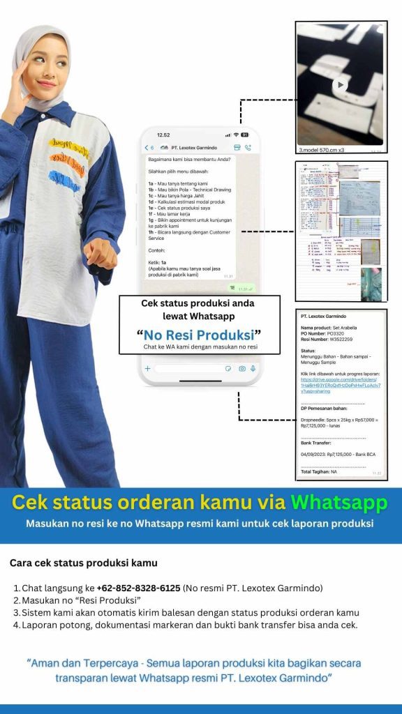 Jasa CMT / Maklon / Jasa FOB / OEM / Konveksi / Jasa Jahit
