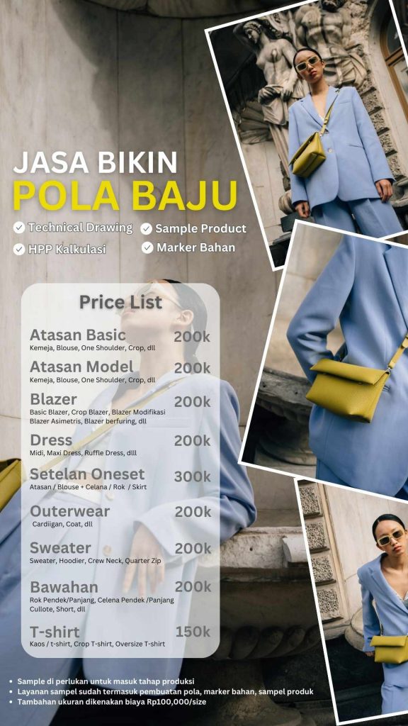 Jasa CMT / Maklon / Jasa FOB / OEM / Konveksi / Jasa Jahit